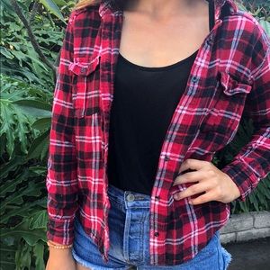 FLANNEL + TANK TOP